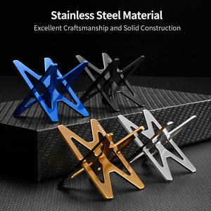 Креативная портативная подставка для сигар CIGARLOONG из цинкового сплава, дизайн в форме звезды, складная, прочная, устойчивая, для одной сигары - Product Image 3