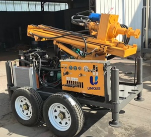 Factory Price 45KW Diesel <b>Mini</b> Water Well <b>Drilling</b> Rig Portable Max 160m Borehole <b>Drilling</b> Equipment Pump - Product Image 4
