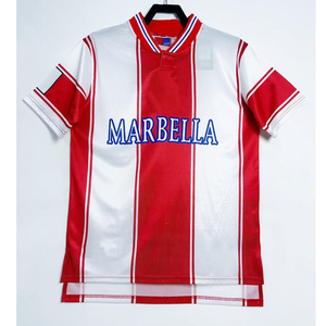 Camiseta Retro de Fútbol de Verano 1999/00 del Madrid, Uniforme de Manga Corta para Competiciones de Clubes Europeos con Secado Rápido - Product Image 1