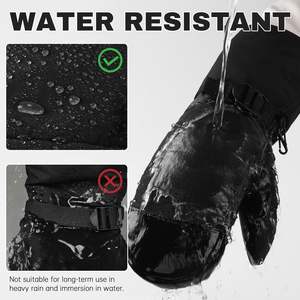 OZERO Guantes de invierno Manoplas de nieve Térmicas para palear Snowboard Snowmobiling Esquí para hombres Mujeres - Product Image 2