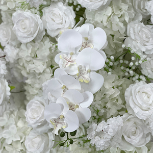 Luxurious White <b>Artificial</b> <b>Flowers</b> Perfect for Wedding Venue Background Decoration and Floral Arch Decoration - Product Image 3