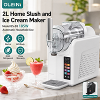 Machine à glace personnalisée 2L avec écran tactile, distributeur de jus et de boissons glacées en ABS, machine à slush pour restaurant