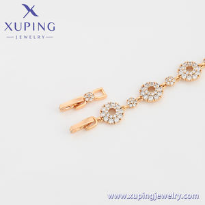 A00853810 xuping produits de <span class=keywords><strong>luxe</strong></span> Top rang femmes femme au foyer diffusion en direct utiliser des bracelets de manchette plaqués or - Product Image 4