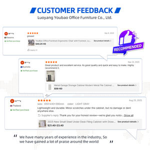 תעודת ybouce 2 ארונות מתכת דלת עם מדפים מתכווננת, מבנה kd למוסך - Product Image 5