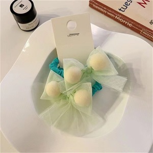 Chouchou à <span class=keywords><strong>Cheveux</strong></span> Nœud Joli <span class=keywords><strong>pour</strong></span> Réunion de Famille – Tulle Décoré – Élastiques en Tissu <span class=keywords><strong>pour</strong></span> Filles Tout-Petits Mignons Accessoires <span class=keywords><strong>Cheveux</strong></span> - Product Image 3