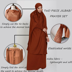 Simple Arabia Modest Kaftan vestido Abiti Lunghi estilo Khimar Niqab con capucha Hijab Abaya Jilbab diseños ropa islámica - Product Image 4