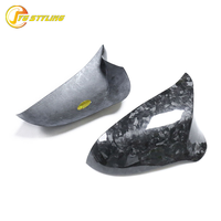 Coque de rétroviseur latéral F80 en fibre de carbone forgée pour BMW M3 F80 M4 F82 F83 F87 M2C, fibre de carbone sèche