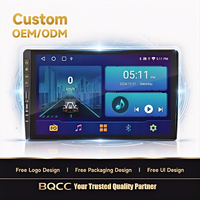 Autoradio multimédia BQCC ANDROID 2 Din 9 pouces avec navigation GPS, écran partagé, aide au recul, placement sur tableau de bord