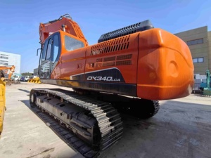 Excavadora de cadenas Doosan Develon usada, excavadora DOOSAN DX340 de segunda mano, excavadora minera genuina de 34 toneladas en venta - Product Image 3