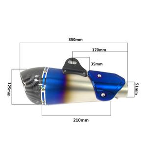 Silenciador de escape de scooter resistente y duradero, silenciador de escape de motocicleta, silenciador de tubo de escape modificado - Product Image 3