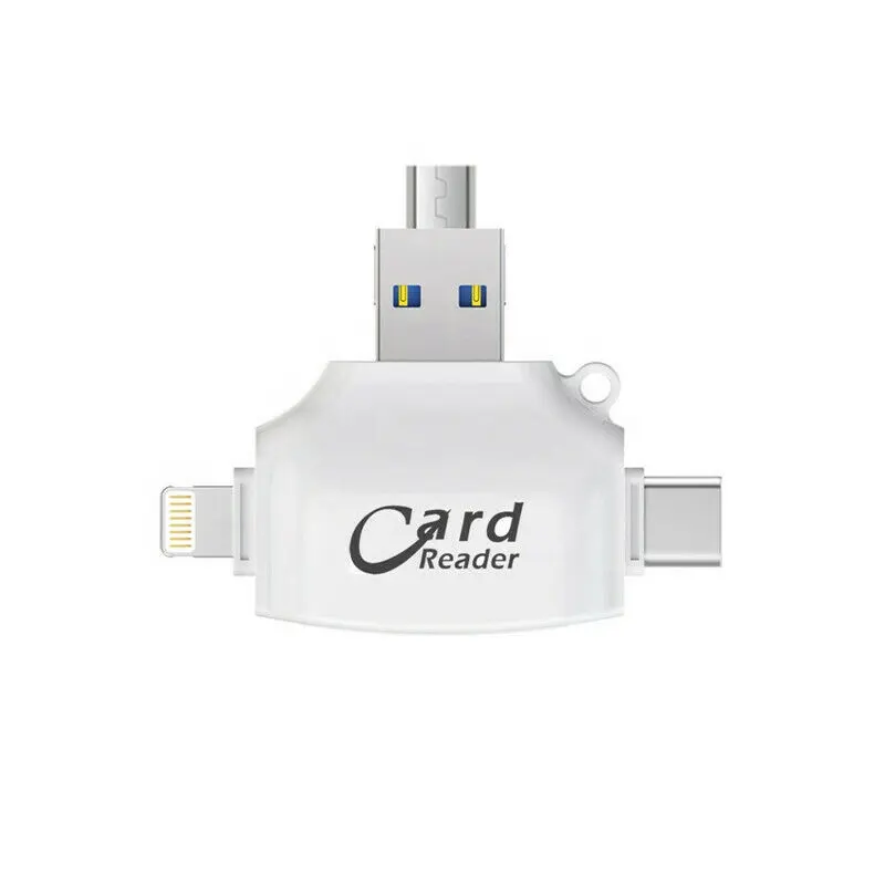 Alles in einem USB OTG Speicher kartenleser SD TF Micro SD Kartenleser für iPhone iPad iPod USB Typ C Telefone Laptop Computer