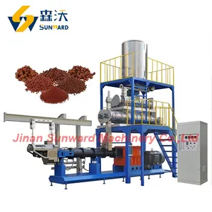 Big Capacity Animal Pet Food Aquatic Fish Meal Feed Machine Floating Fish Feed Machine Production Line