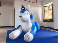 BeiLe 8ft PVC Blue Dog Poupée gonflable avec taille et couleur personnalisées. poupée fille gonflable jouet sexy pour Sph, équipement publicitaire