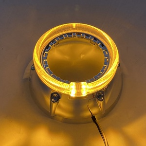 3 Inch GTI Shrouds Led Angel Eyes Dual Colors for hid Xenon Lens and Bi Led Projector Lens - Product Image 2