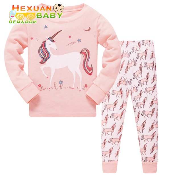 Pijamas de algodón para niños de 3 a 8 años, ropa de dormir para bebés con estampado de manga larga, 035