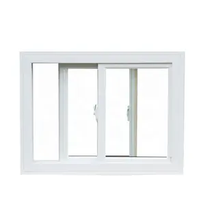 กระจกสองชั้นพร้อมกันสาดมุ้งกันยุงหน้าต่างบานเลื่อน Upvc และ Pvc ประเภทต่างๆ