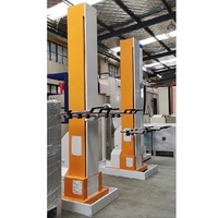 Machine de revêtement en poudre automatique à commande PLC, avec déplaceur de pistolet à mouvement alternatif, équipement de revêtement électrostatique pour l'électronique automobile