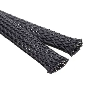 Jas Pet编织电缆套管软聚氯乙烯电缆Pa编织可膨胀套管电缆