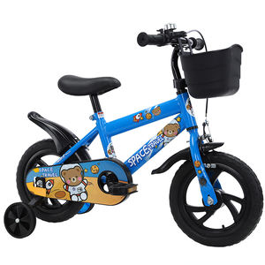 Vélo BMX pour enfants de 12/14/16/20 pouces avec cadre en acier à haute teneur en carbone, panier en plastique, roues d'apprentissage pour les enfants de 2 à 6 ans - Product Image 1