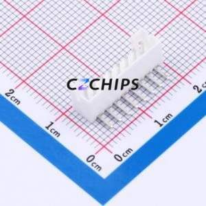 W2001100-8PW2113 Wire-to-Board Pin Header Bent Lead Through Hole,P=2mm Connector 1x8P 2mm Right Angle Insert PH - Product Image 1