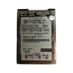 ฮาร์ดดิสก์ IDE ขนาด 2.5 นิ้ว ความจุ 40GB ความเร็ว 5400RPM รุ่น HTS548040M9AT00 สำหรับแล็ปท็อป อะไหล่เปลี่ยนภายใน  ผู้จัดจำหน่าย - Product Image 2