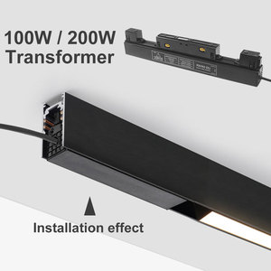 Projecteur de <span class=keywords><strong>plafond</strong></span> Flexible à LED avec <span class=keywords><strong>Rail</strong></span> magnétique, système de bande magnétique pour le salon inodeur - Product Image 4