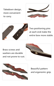 Ensemble <span class=keywords><strong>d</strong></span>'<span class=keywords><strong>arc</strong></span> recurve américain PMZ pour le tir sportif, <span class=keywords><strong>arc</strong></span> de chasse <span class=keywords><strong>d</strong></span>émontable et flèches - Product Image 6