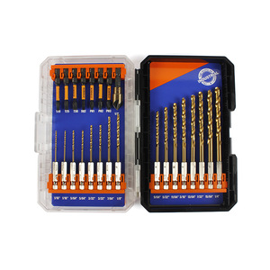 24 cái M35 Hex Shank khoan Bit <span class=keywords><strong>Set</strong></span> cho cứng Kim Loại Gang thép không gỉ - Product Image 1