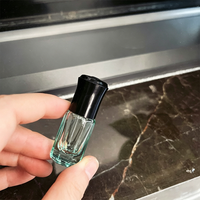 En stock – Flacon de parfum cylindrique en verre de 3 ml et 6 ml avec applicateur roll-on, atomiseur de parfum, flacon d'huile essentielle pour voyage