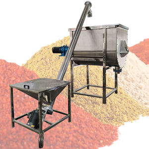 Industriale 300L fertilizzante organico orizzontale miscelatore a nastro commerciale frullatore per sapone mangime per animali di miscelazione - Product Image 3