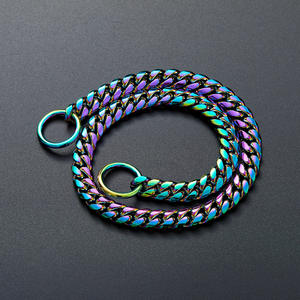 Accesorios para Perros al por Mayor, Cadena Cubana Pequeña de Acero Inoxidable Chapada en Oro <span class=keywords><strong>2026</strong></span>, Cadena de Adorno para Perros - Product Image 4