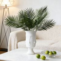 Feuilles de palmier artificielles de haute qualité, 3 pièces par ensemble, 75 cm, pour la décoration de la maison, du bureau, de l'hôtel, plantes en plastique