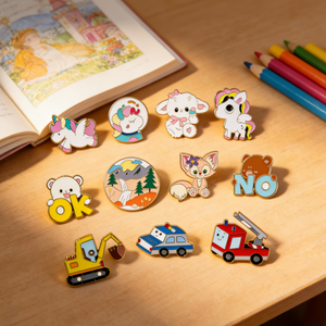 Spilla in smalto personalizzata con slogan spagnolo all'ingrosso, per accessori moda e promozione del marchio, spilla in smalto per ogni occasione - Product Image 3