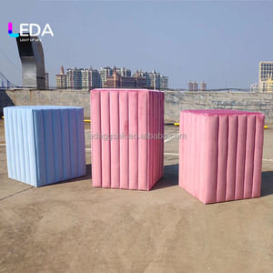 ฐานเค้กทรงกระบอกโลหะ LEDA ขายดี โต๊ะโชว์ขนมหวานสำหรับตกแต่งงานแต่งงาน - Product Image 2