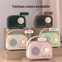 Jedel Nouveau DW21 Haut-parleur en plastique rétro tendance 5.0, cadeau créatif personnalisé, mini haut-parleur portable sans fil de bureau haute fidélité 3W