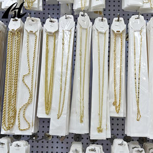 Venta al por Mayor de Cadenas de Aleación de Latón Bañadas en Oro de 14K Collares de Moda con Grandes Descuentos - Product Image 2