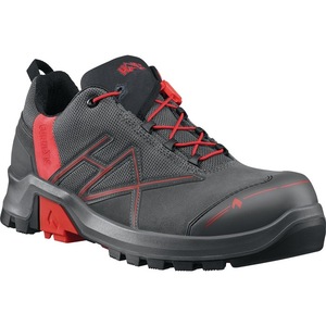 HAIX Chaussure de sécurité Connexis®GTX taille basse 11 (46) gris-rouge S3 HRO HI CI WR SRC cuir de vachette fendu 2.0-2.2mm/textile - Product Image 1