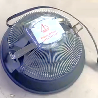 Kipas Pendingin CPU Universal dengan Lampu Warna-warni PWM Radiator Heatsink Chip Cooler untuk AMD Intel PC PCBA IC Pendinginan TDP 65 Watt