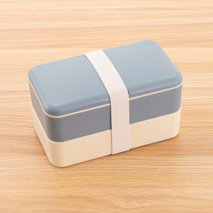 Bencircle A07 Compact Heated Microwavable Dual-Tier BPA Free Eco-Friendly Food Grade Plastic <b>Lunch</b> <b>Box</b> with Leakproof Lid - Product Image 5