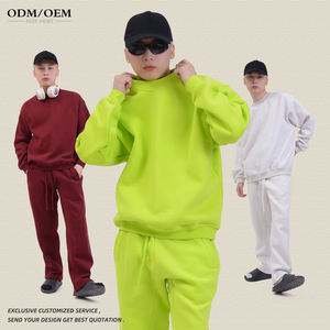 Sudadera con Capucha Oversize de Forro Polar para Hombre, Personalizada, 345G GSM, de Invierno, con Hombros Caídos, Lisa, OEM para Sudadera - Product Image 4