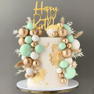 50 Pezzi di Decorazioni a Forma di Palla Colorate per Torte, per Matrimoni a Tema Bohémien e Feste di Compleanno - Product Image 5