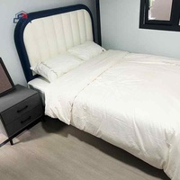 Maison préfabriquée en conteneur de 40 pieds à assembler rapidement, toit plat, extensible, avec salle de bain et cuisine pour ateliers