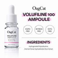 Poudre de soin visage et corps au collagène et peptides de cuivre bio, blanchissante et anti-âge, marque privée, végane