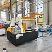 Machine de découpe automatique de profilés en cuivre à alimentation directe d'usine pour profilés en T, tubes, barres et barres omnibus en cuivre