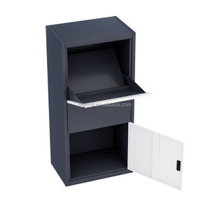 स्टील पार्सल ड्रॉप लेटर बॉक्स वितरण बाहरी मेलबॉक्स आउटडोर पार्सल डिलीवरी ड्रॉप बॉक्स - Product Image 1