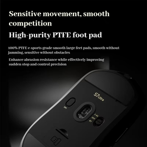 เมาส์ไร้สาย S7 eweadn เมาส์ไร้สายบลูทูธเกม thri-Mode คู่1K/8K เมาส์เกมสำนักงานคอมพิวเตอร์น้ำหนักเบา PAW3395 - Product Image 5