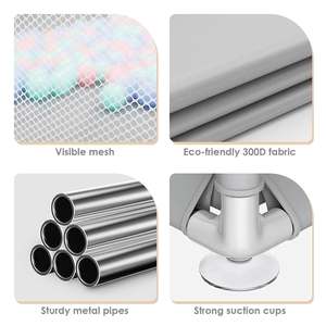 <span class=keywords><strong>Corral</strong></span> plegable <span class=keywords><strong>de</strong></span> plástico <span class=keywords><strong>de</strong></span> seguridad para interiores para bebés y niños pequeños, <span class=keywords><strong>Corral</strong></span> con valla para juegos infantiles, 2024 - Product Image 5