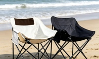 Chaise pliante d'extérieur VIVA, chaise de camping portable, chaise de pique-nique, chaise de pêche, chaise de plage, chaise de loisirs, mobilier d'extérieur en acier inoxydable