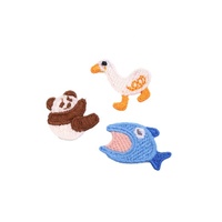 Meilleures ventes : Mini-patchs brodés en polyester écologiques à motifs de dessins animés pour chaussures, chapeaux, jouets, chaussettes, textiles de maison, sacs et plus encore