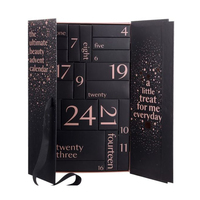Coffret cadeau personnalisé magnétique 24 jours Coffret cadeau calendrier de l'avent de Noël pour cosmétiques